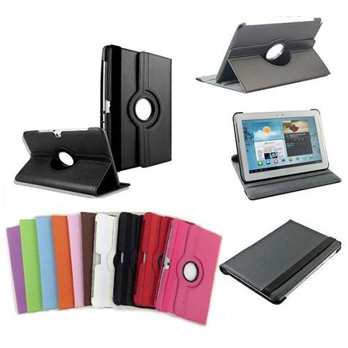 Samsung N8000 Note 10.1 Rotating leather case autolock