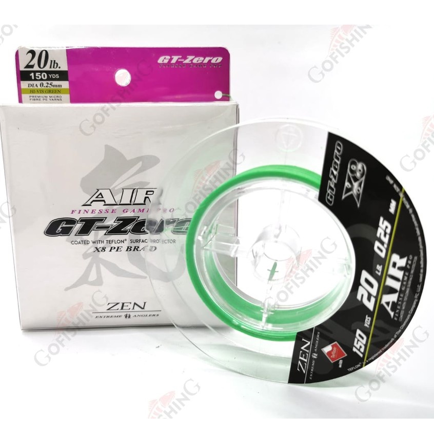 Benang Pe X8 Zen GT Zero Air 150YD Teflon