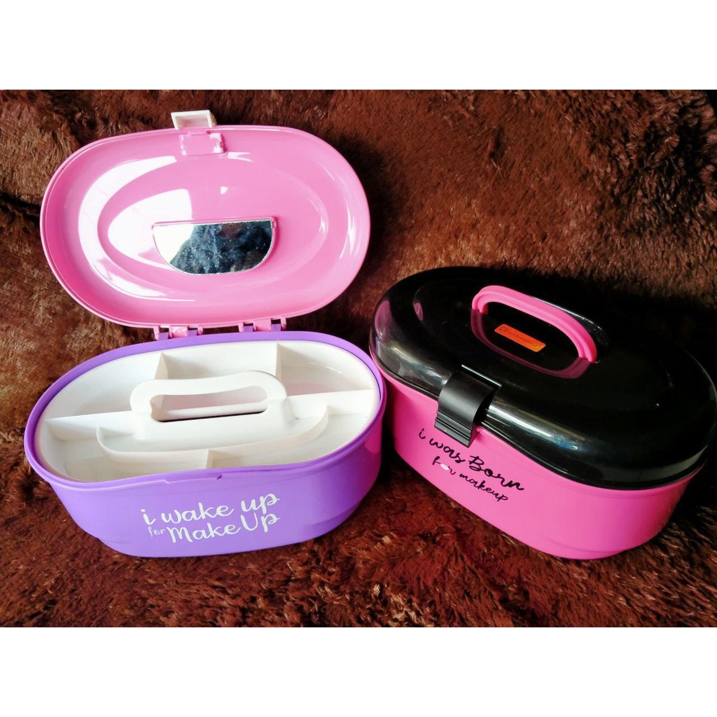 Tempat Kosmetik TORELLO Cosmetic Case Mini Mirror CC102 Plastik Technoplast Original