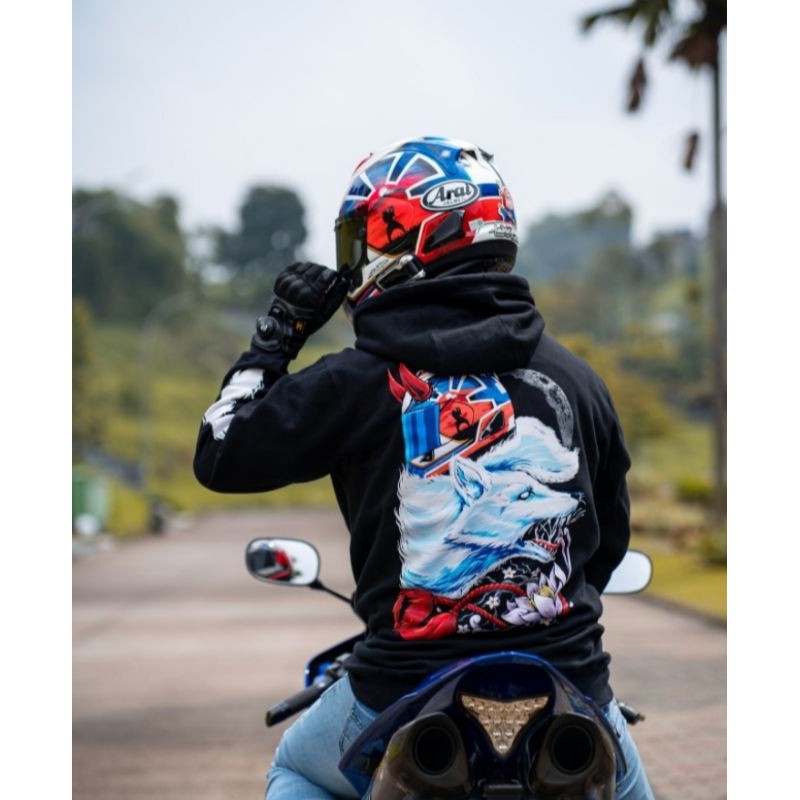 HOODIE | PROSTREET | WHITE FOX | BLACK | NEW | ORIGINAL | NOT KOHAKU | NOT BLOOD FLOWER