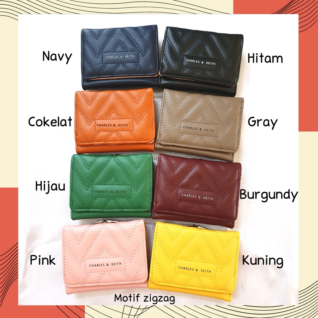 Dompet Wanita CK / Dompet Lipat Wanita / Dompet Impor / Dompet Charles and Keith