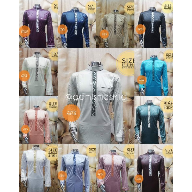 READY JUBAH/GAMIS PRIA DAFFAH HARAMAIN MESIR