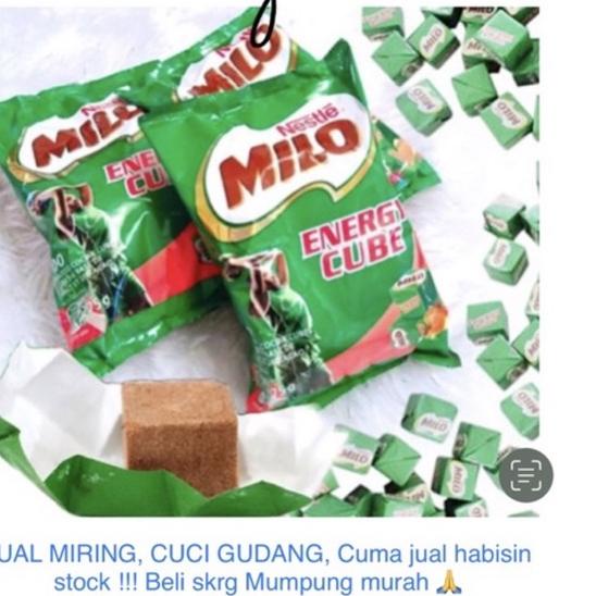 

NESTLE MILO CUBE 100/ MILO CUBE ENERGY 100pcs impor exp 2023 ホ