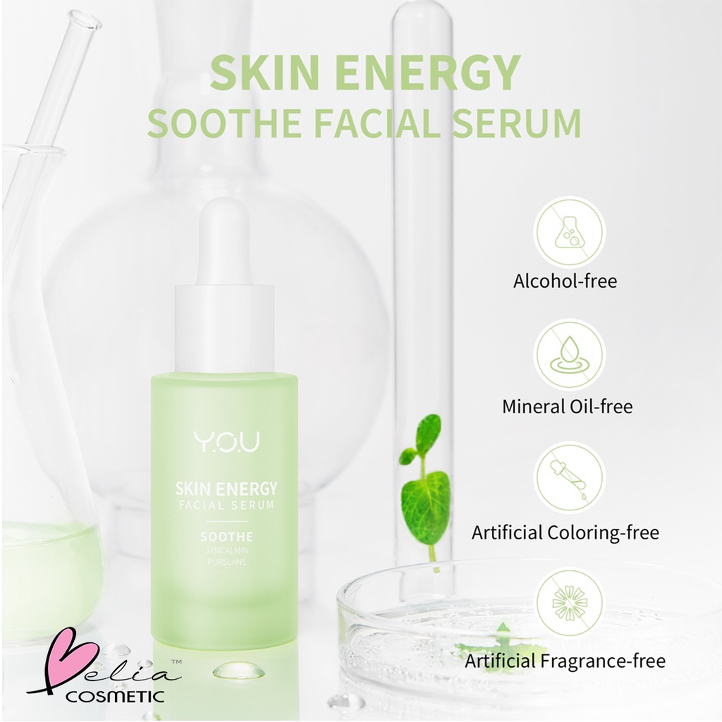❤ BELIA ❤ YOU Skin Energy Facial Serum 20ml | Brightening | Balance | Firm | Soothe | Hydrate Serum | BPOM