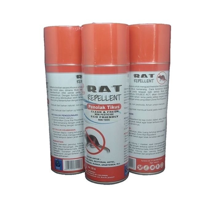 PROMO RAT REPELLENT PENOLAK TIKUS 300ML/PENGUSIR TIKUS SEMPROT SPRAY FC PROMO