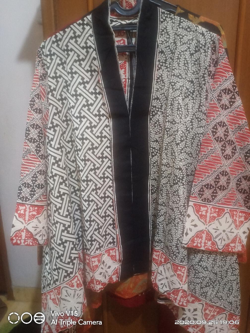 Atasan Batik Murah Solo Kartini Pagi Sore Black Batik Tuman Solo