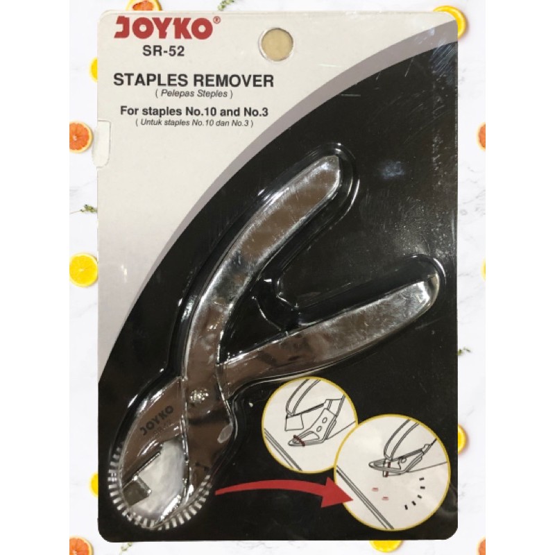 

SR-52 Sr52 Staples Remover / Pelepas Steples / Pencopot Isi Staples untuk No.10 dan No.3