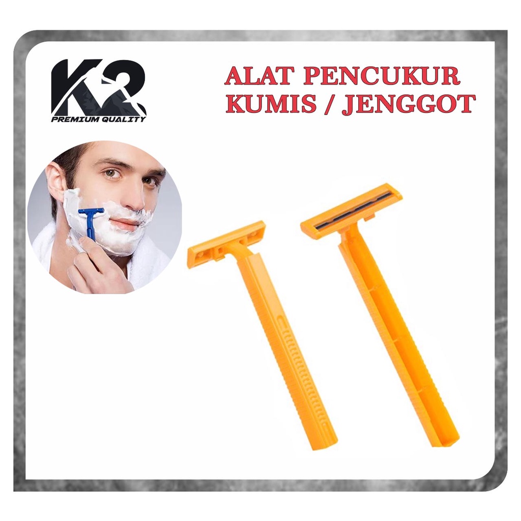 Alat Cukur Kumis dan Jenggot 2 Mata Pisau / Cukuran KUMIS / Pisau Cukur