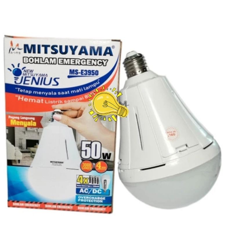 Bohlam Emergency 50 Watt MS-E3950 MITSUYAMA