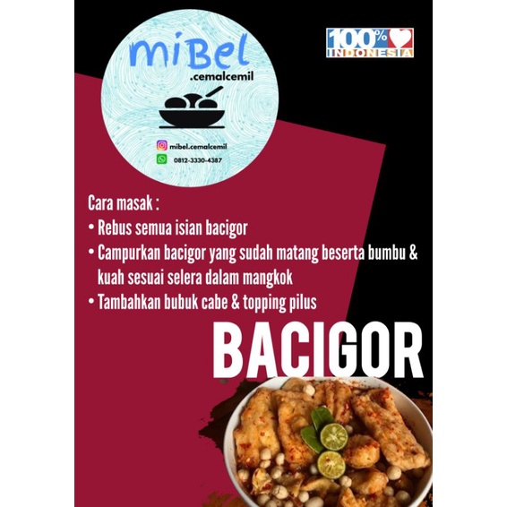 

BACIGOR MIBEL (BISA TANPA LABEL)