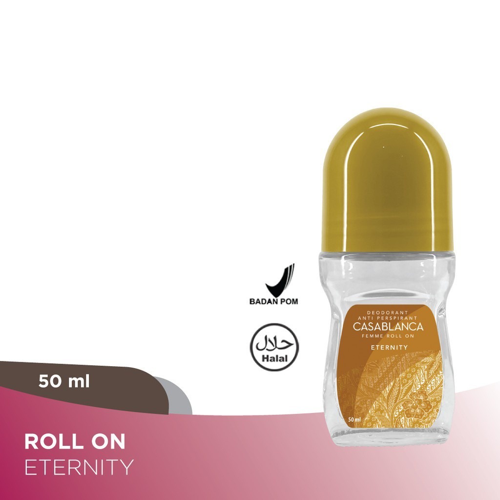 Casablanca Deodorant Roll On 50 ML | Deodorant by AILIN