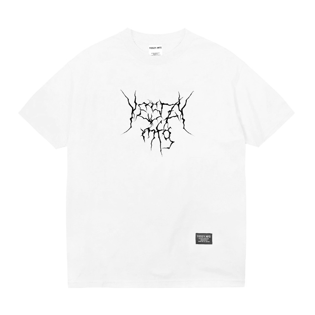 YESZY.MFG Tshirt White Revenge F. Black