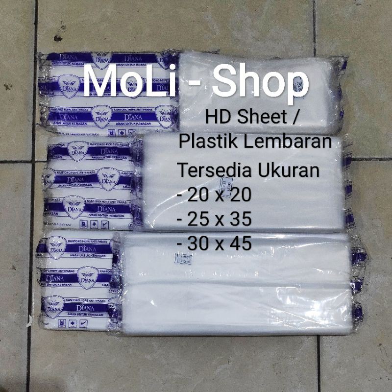 Plastik Sheet uk 20x20 / 25x35 / 30x45, plastik alas nasi, plastik lembaran anti panas