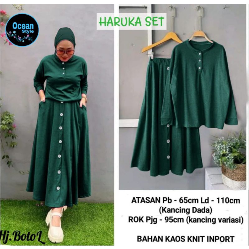 (REStOCK)SETELAN WANITA OOTD FASHION MUSLIM//LISTA SET BY OCEANStYLE 21