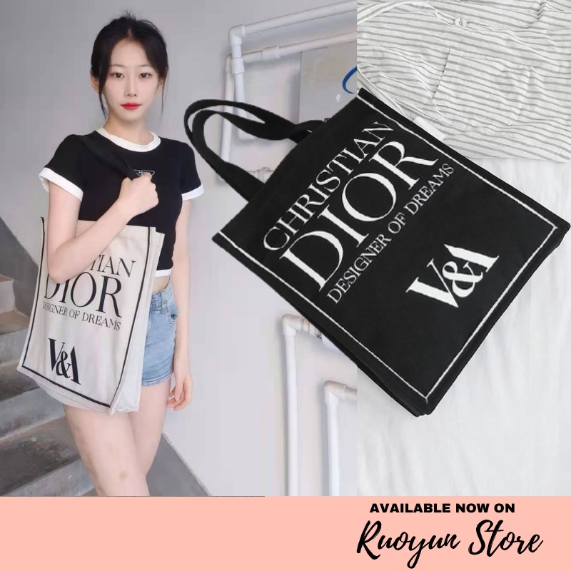 RYX - Double Vinla Tas Tote Wanita Fashion Casual / Jalan Jalan - Ori Import