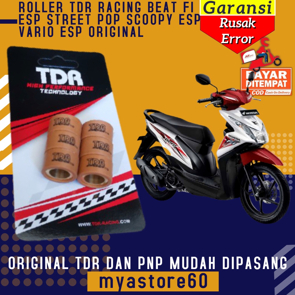 ROLLER ROLER TDR RACING AKSESORIS SPAREPART BEAT FI ESP STREET POP SCOOPY ESP VARIO ESP ORIGINAL