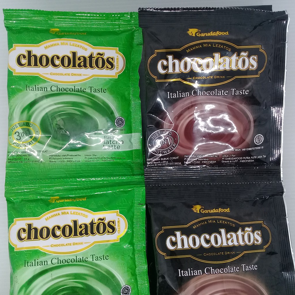 

Chocolatos Rasa Matcha Latte Praktis Dan Nikmat 24 gram / Minuman Kekinian