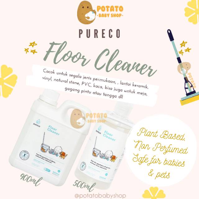 Pureco Floor Cleaner 900ml Sabun Pel Lantai