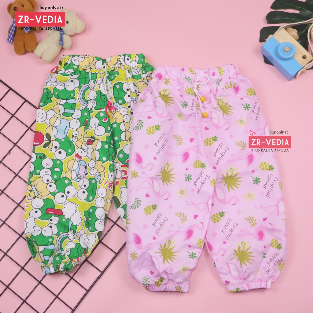 (Anak Perempuan) Jogger KARAKTER Uk 3-10 Tahun / Joger Pants Cewek Celana Panjang Anak Perempuan