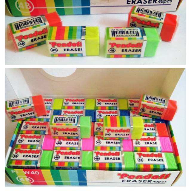 

40 pcs 4B PENDOFF ERASER