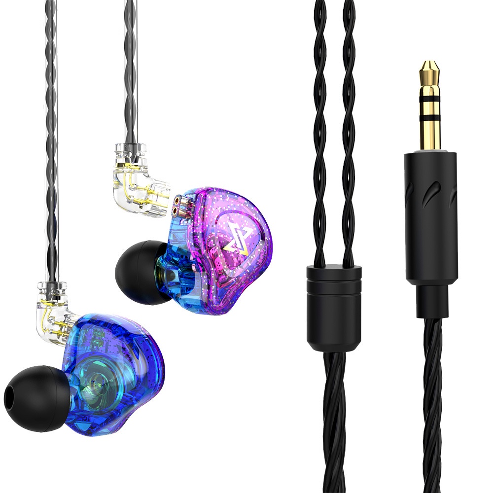 Qkz Ak6 Max Headset In-Ear Dynamic Hifi Heavy Bass Dengan Kabel Upgrade Dapat Dilepas Untuk Olahraga