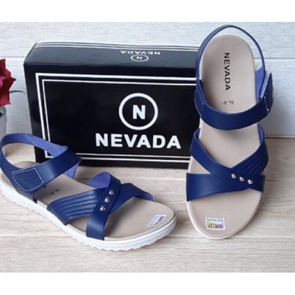 jjs112 Nevada  Flat Sandal  Slingback terbaru termurah 