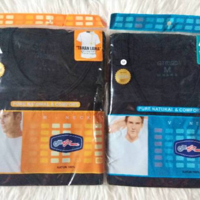 KAOS OBLONG GT MAN HITAM V-NECK /O-NECK