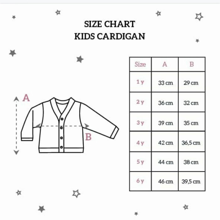 LITTLE PALMERHAUS Kids Cardigan 1-6 Thn Jacket Sweater Anak