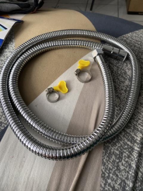 Selang Fleksibel Shower Jumbo Full Stainless 1,5m