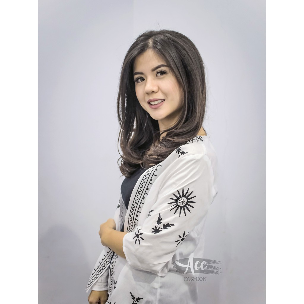 T33 - ZEC Cardigan GHEANI LOH / Cardi Tribal / Cardigan Panjang Wanita / Cardigan Etnik Kekinian / C