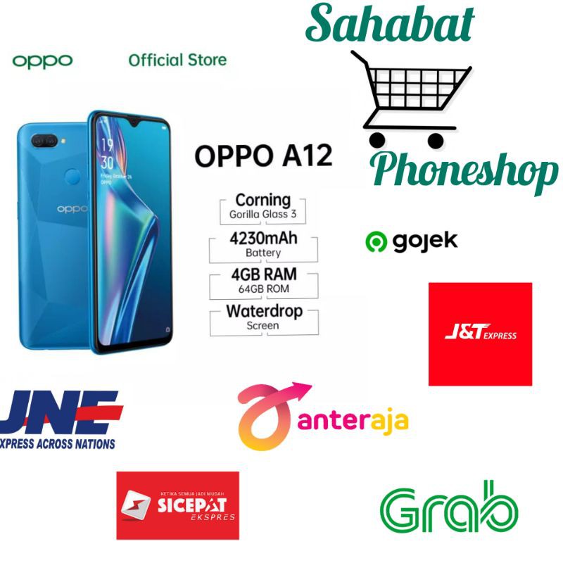 Oppo A12 RAM 4/64 GARANSI RESMI