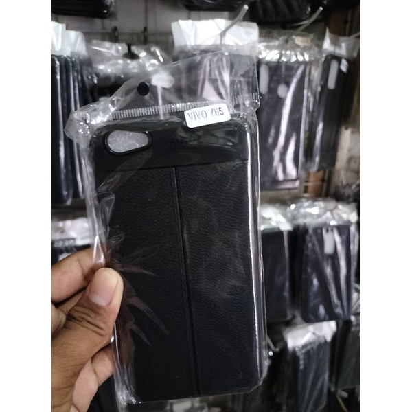 Case Autofokus Premium type HP Vivo y65/V5/V5plus Casing Silikon Leather Soft Case