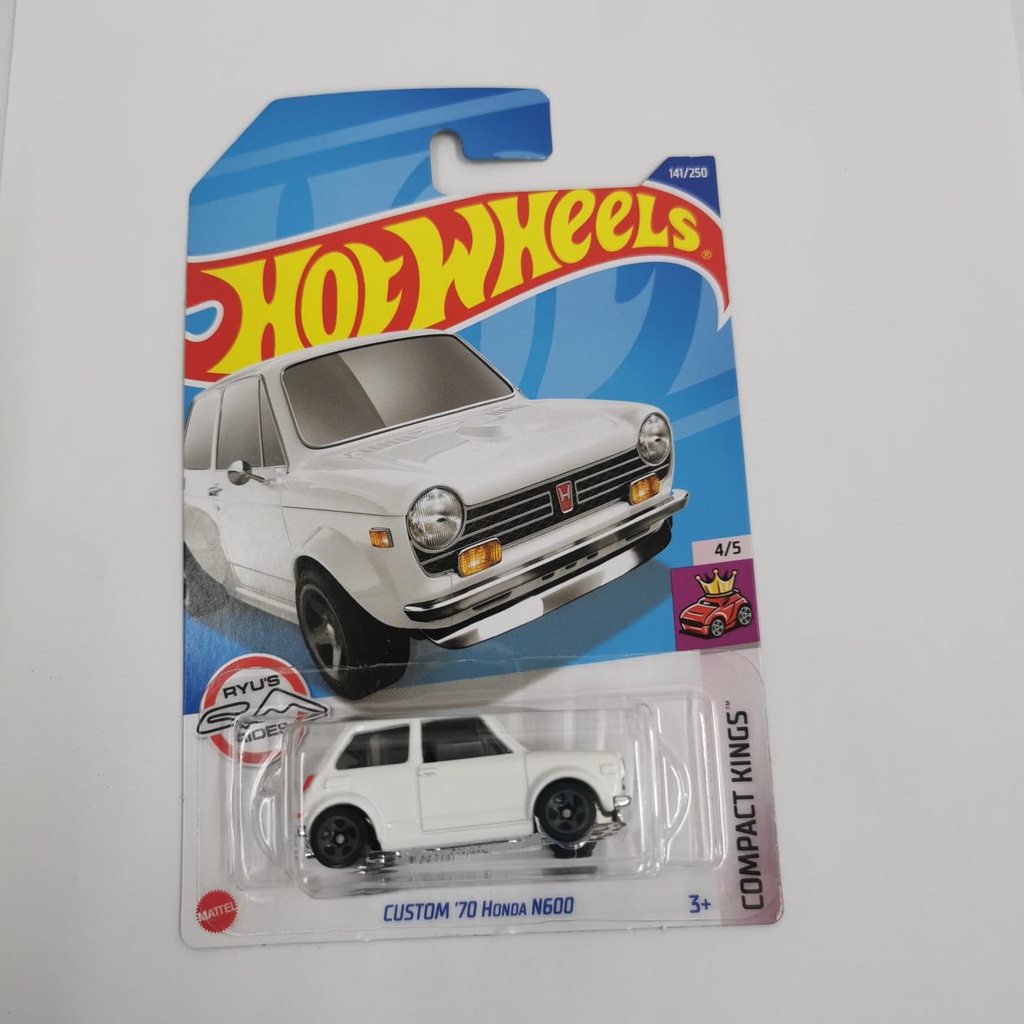 Diecast Hot Wheels H22 CUSTOM 70 HONDA N600 PUTIH HW Hotwheels Mobil Mainan Anak