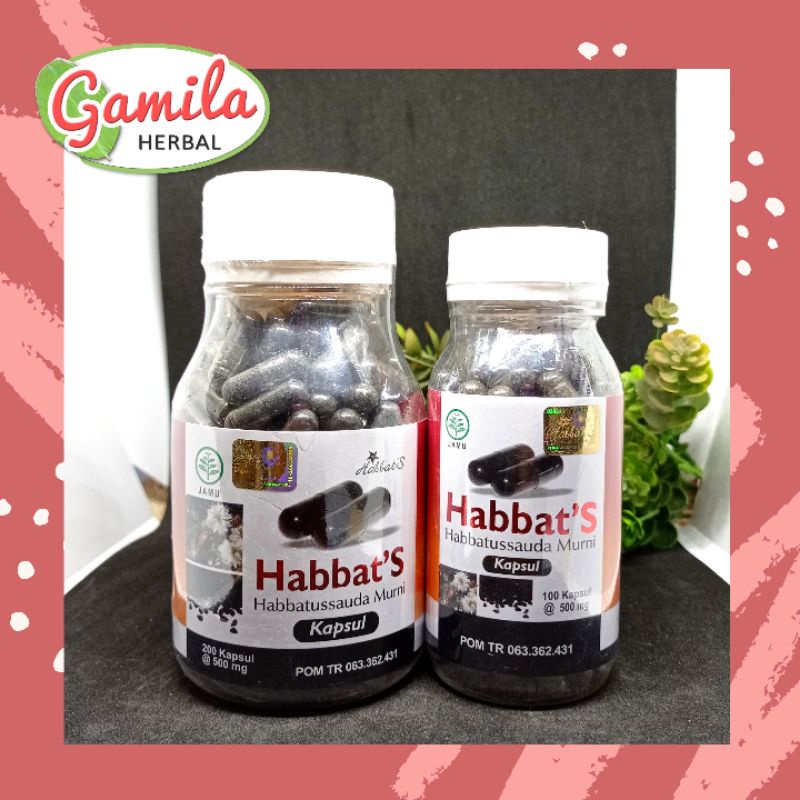 Habbat'S kapsul Bubuk/Habbatussauda Kapsul/Habbatussauda Kapsul Serbuk
