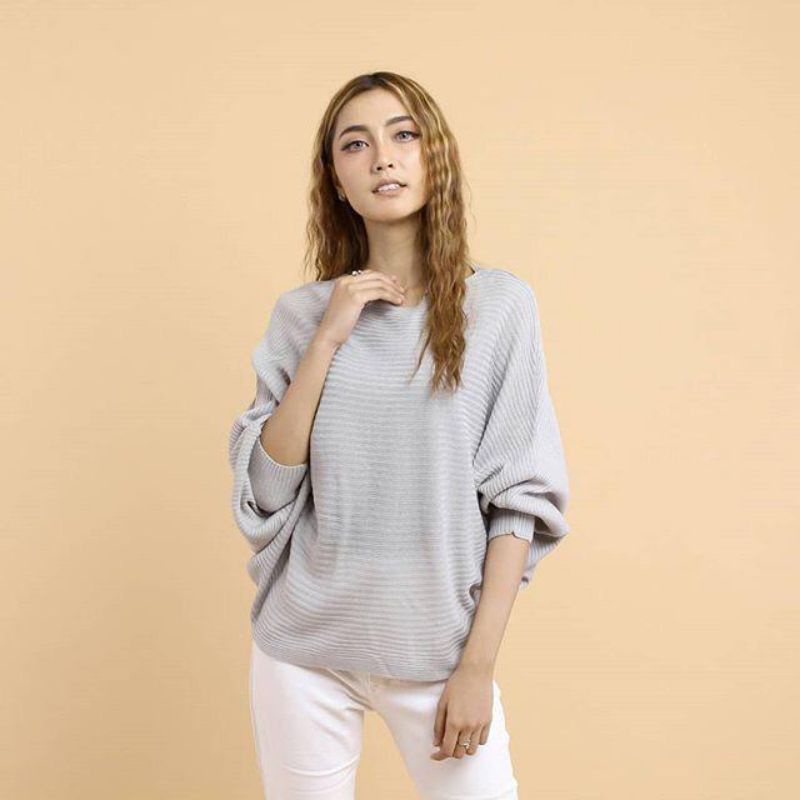 FX SHOP LASPERAL BATWING OVERSIZE RAJUT PREMIUM / ATASAN RAJUT