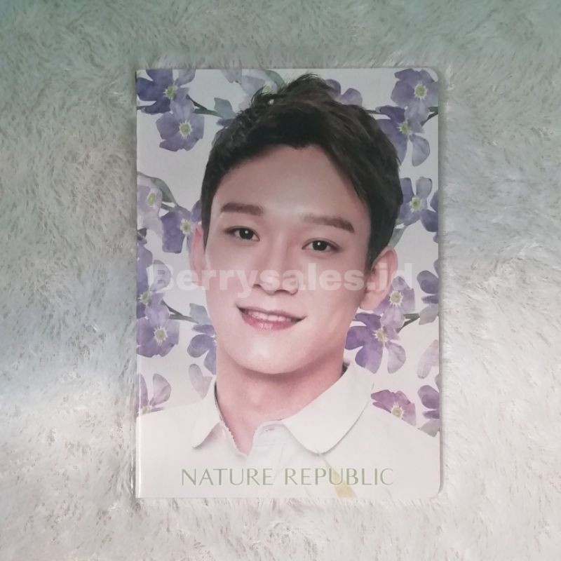 Exo X Nature Republic Natrep Official Goods Notebook Chen Jongdae Baekhyun Chanyeol Sehun