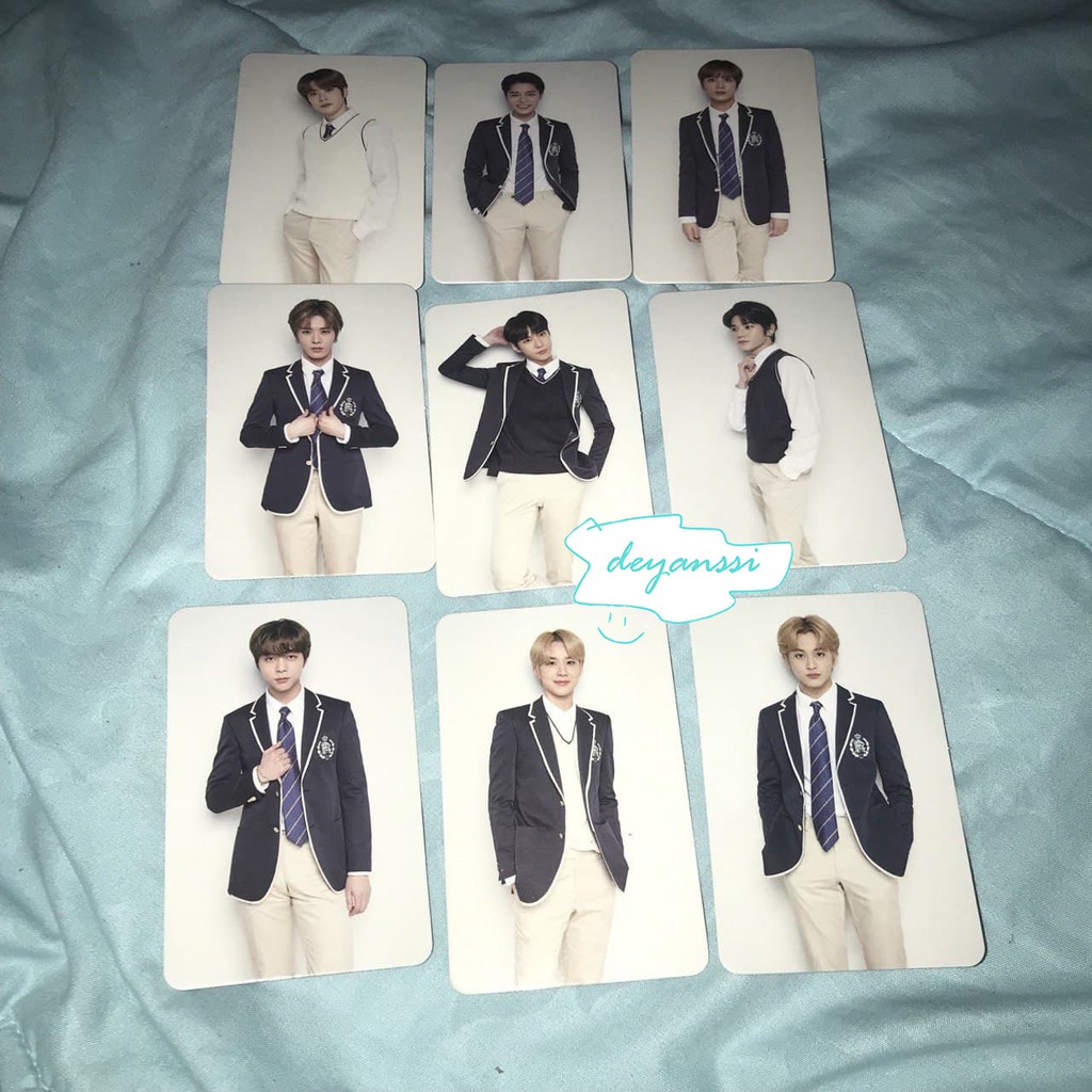 NCT 127 TAEYONG JAEHYUN MARK HAECHAN YUTA JUNGWOO DOYOUNG BACK TO SCHOOL B2S BTS YIZHIYU PHOTOCARD