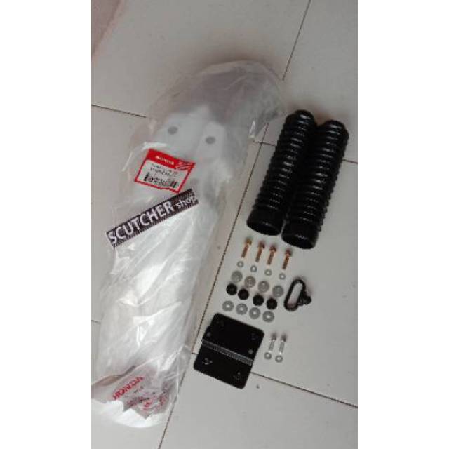 PAKET KOMPLIT SPAKBOARD SPAKBOR SLEBOR DEPAN SEMI TRAIL HONDA WIN 100