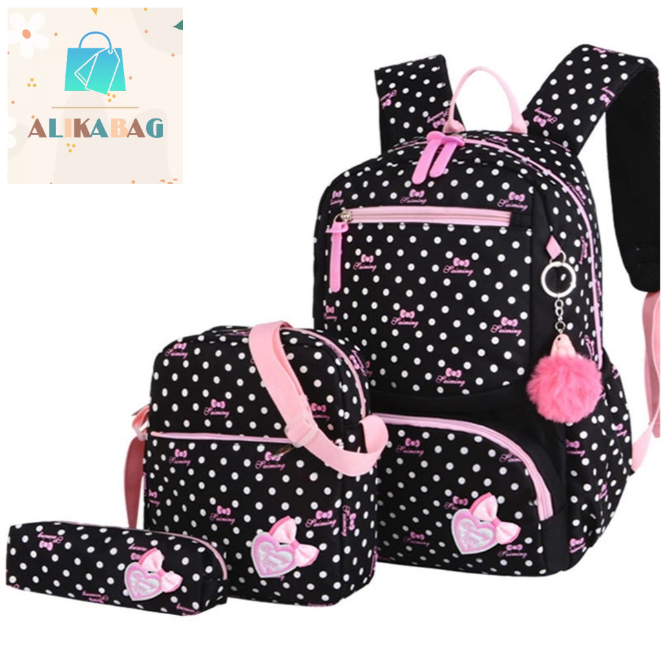 ALIKA BAG - Tas Ransel Wanita Saiming 3in1 Multifungsi Bagpack School