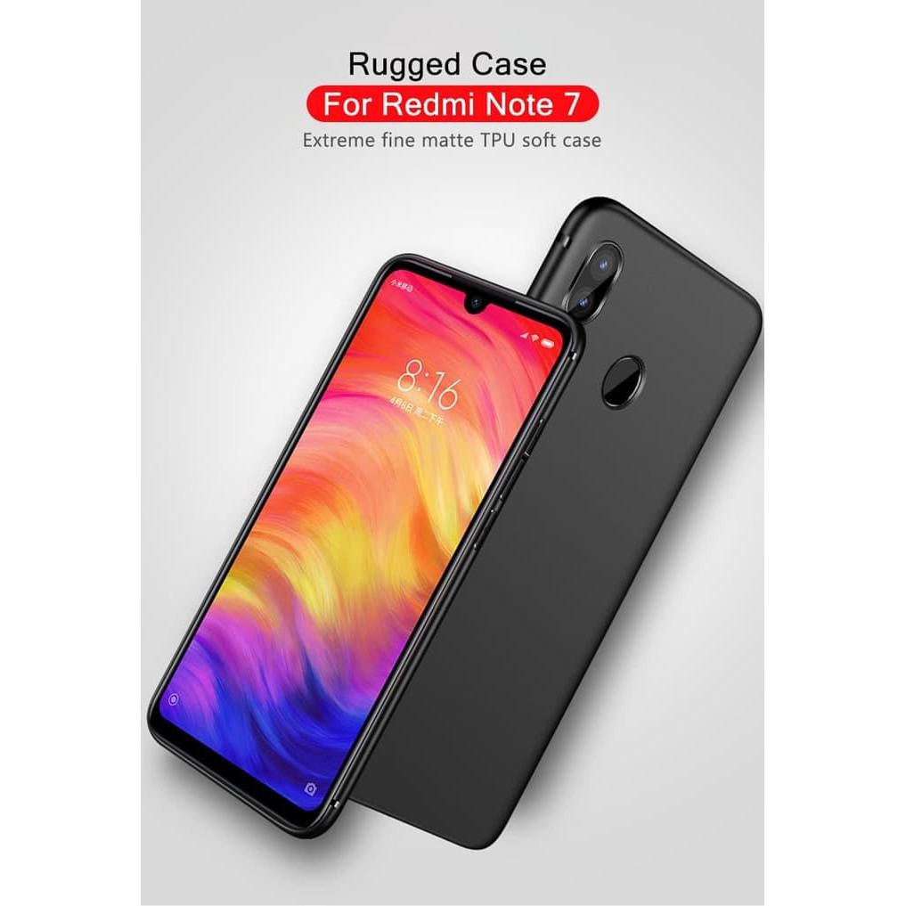 Case Ultra Slim Matte For Xiaomi Redmi Note 7 Pro - Hybrid Series New