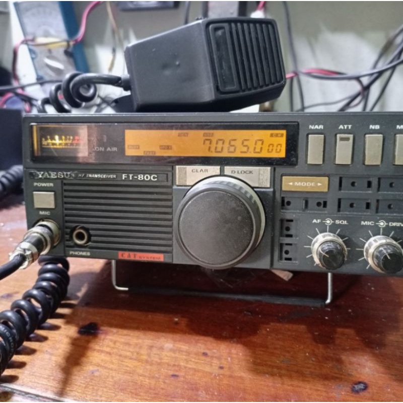 HAND MIC RADIO YAESU FT80C ( HOMEBREW )