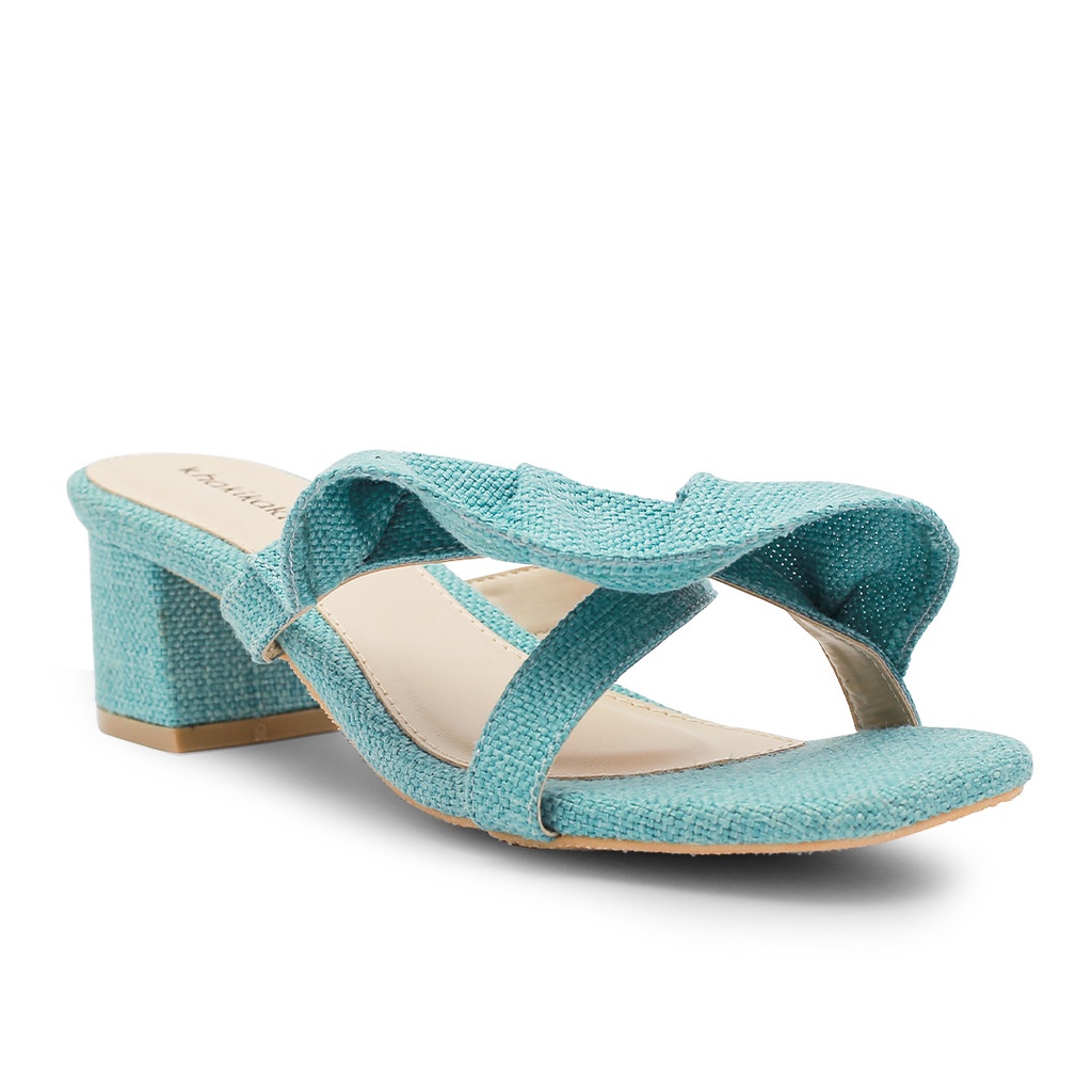 Khakikakiku Cecile Heels Turquoise