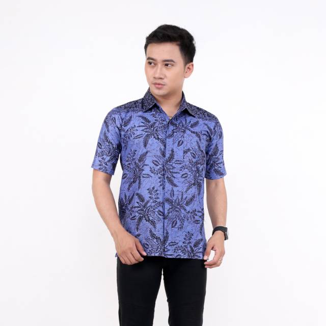 Hem Batik Pria Pendek Lawasan Sogan/Pari Sulur/Parang Black/Merak Papua Ori by Batiek Solo DC270927