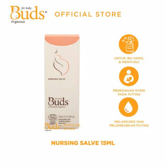 Buds Organics BCO - Nursing Salve 15ml - Krim Puting Organik