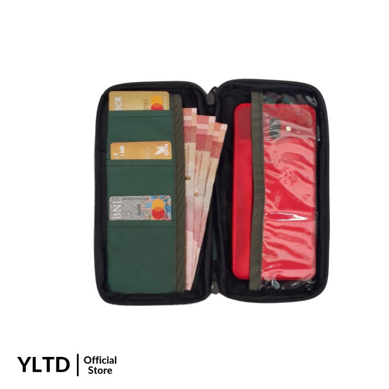 Rancis Jaya - Dompet Hanging Wallet Hp YLTD  Pria Wanita Gantung Leher Original
