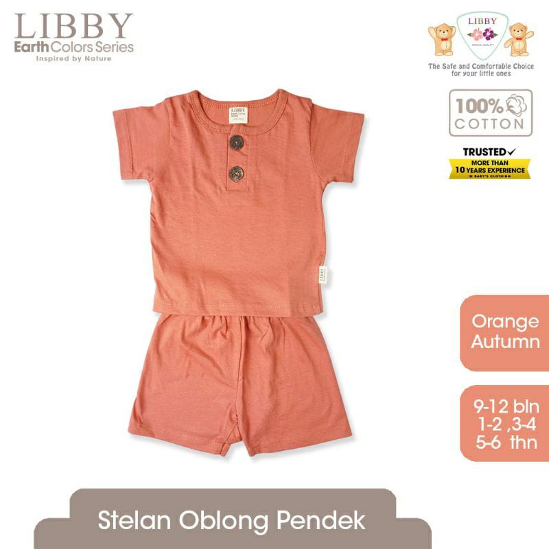 Libby earth color oblong pendek 1 pcs