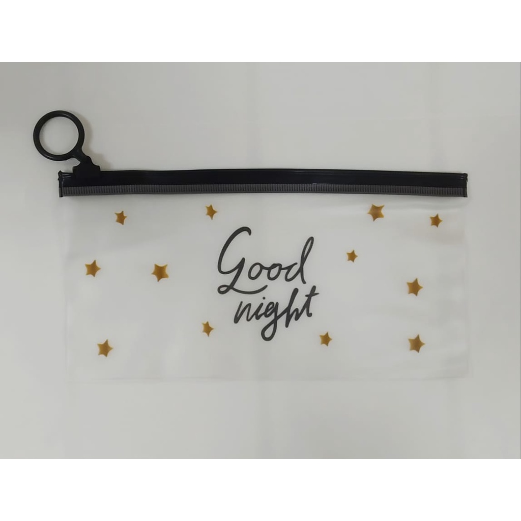 ❤️GTB❤️ Tempat Pensil unik motif Transparan Sumikko Gurashi motif zipper R444-1