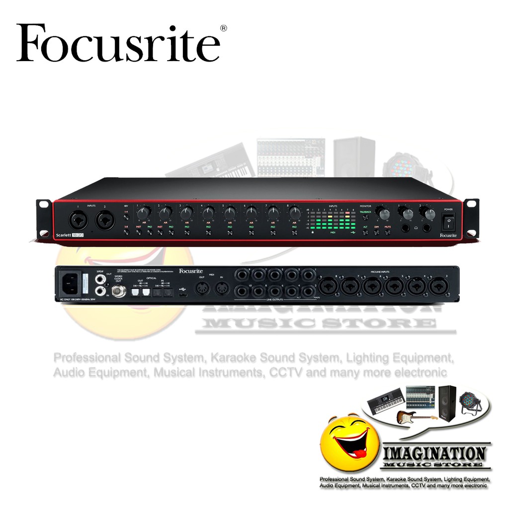 Focusrite Scarlett 18i20 3rd Gen USB Audio Interface