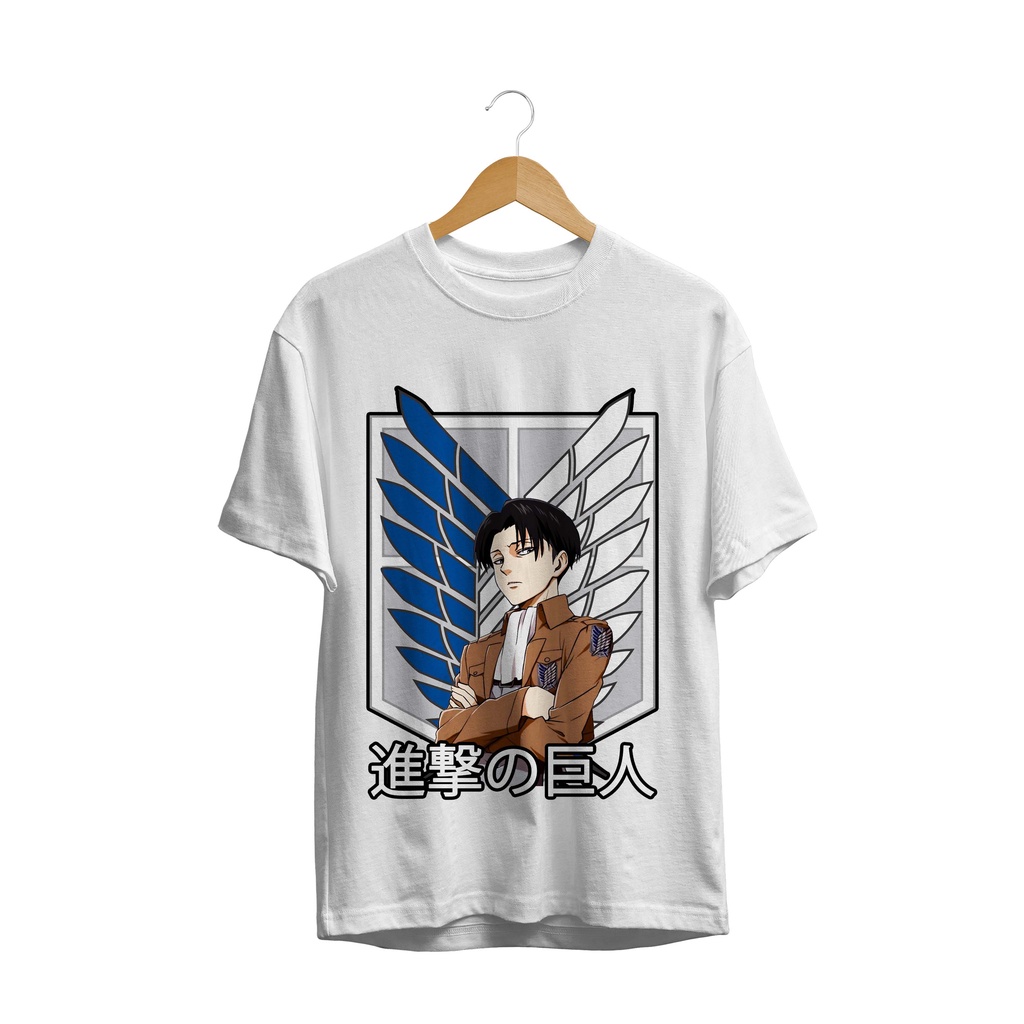 KAOS DISTRO ANIME SERIES LEVI ARROGANT ACKERMAN ATTACK ON TITAN SNK PREMIUM