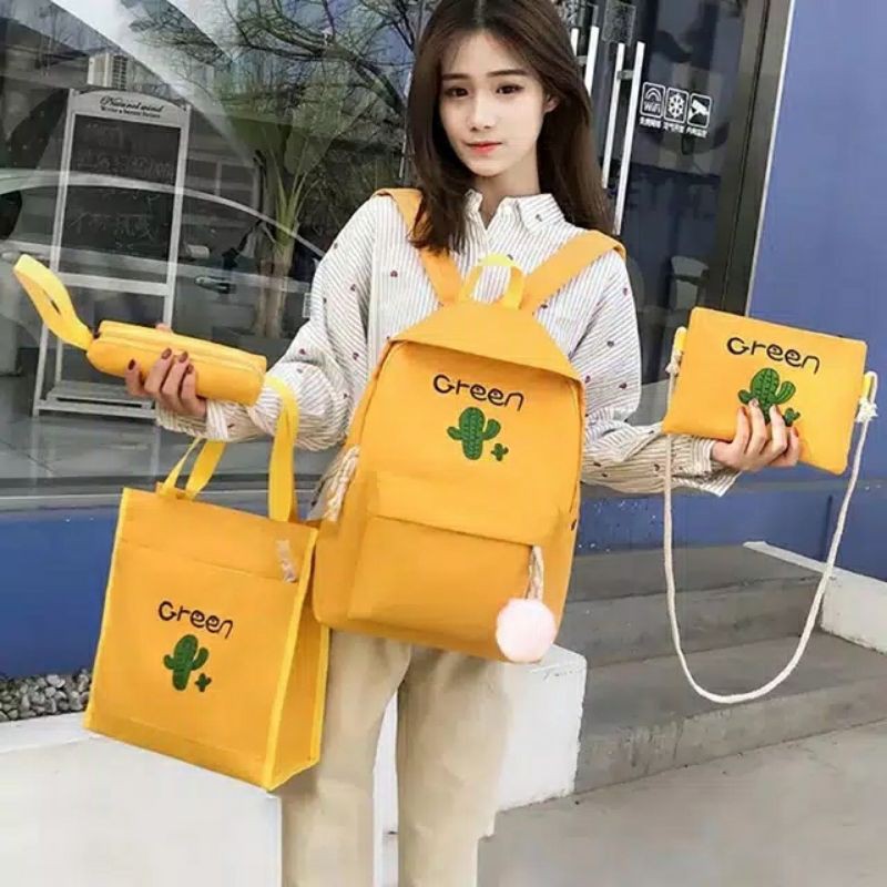 Arifirn Green - Tas Ransel Wanita Murah